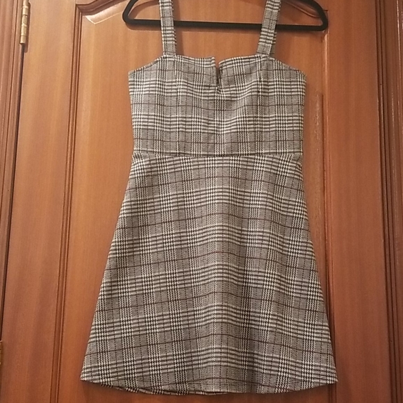 Aero Plaid A-line Mini Dress, size M - Picture 2 of 9